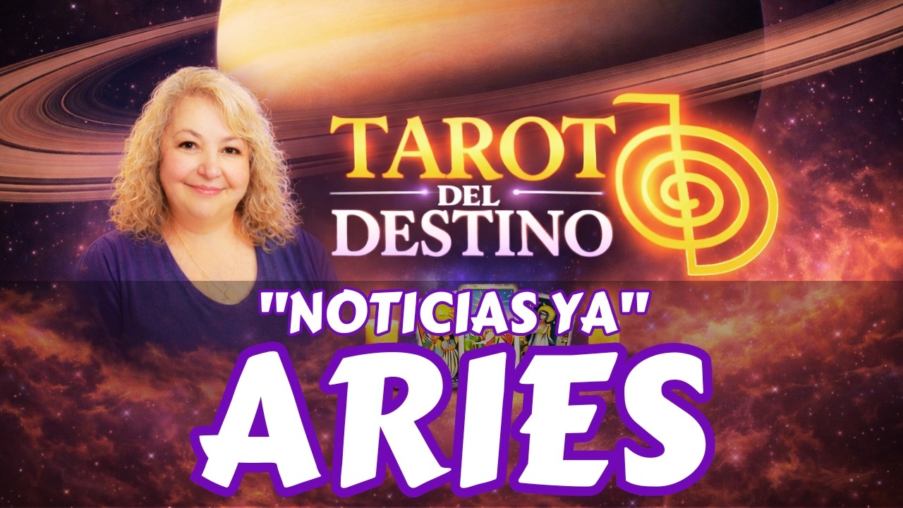 ARIES ♈ LLEGAN NOTICIAS QUE TE SORPRENDEN… ERA LO QUE DESEABAS | Tarot del Destino #aries