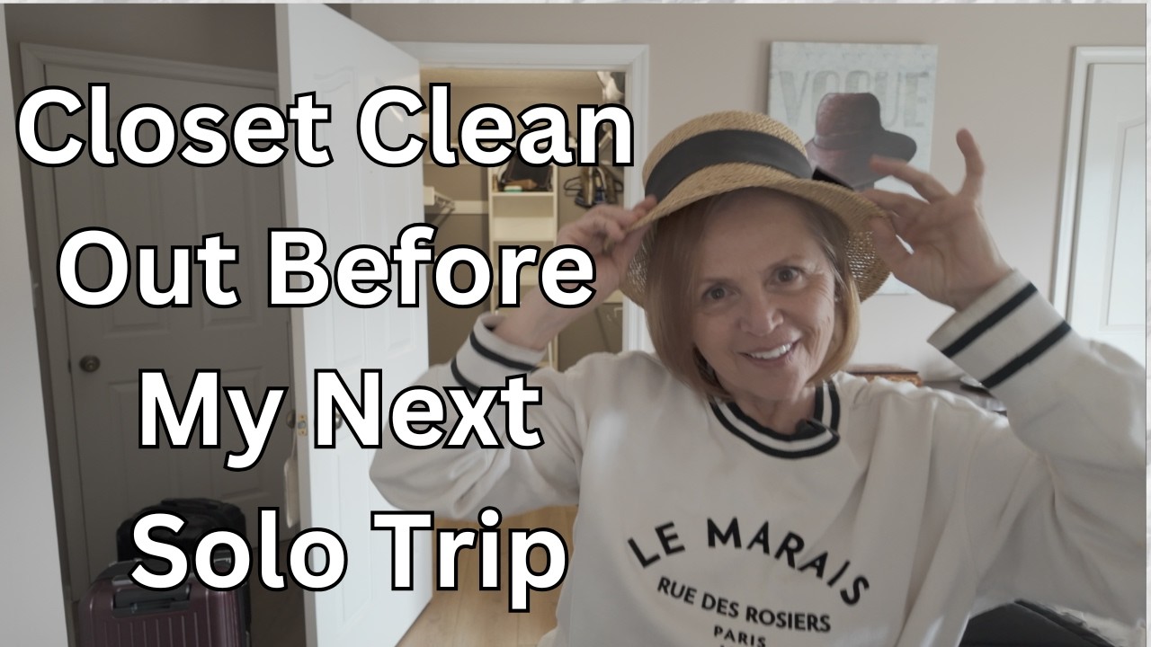 Closet Clean Out Before My Next Solo Trip!