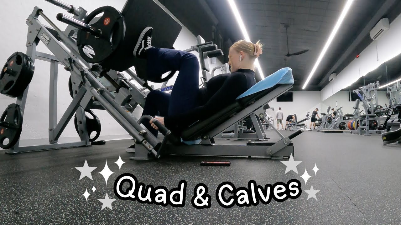 Quads & Calves Day | My Leg Day at the Gym