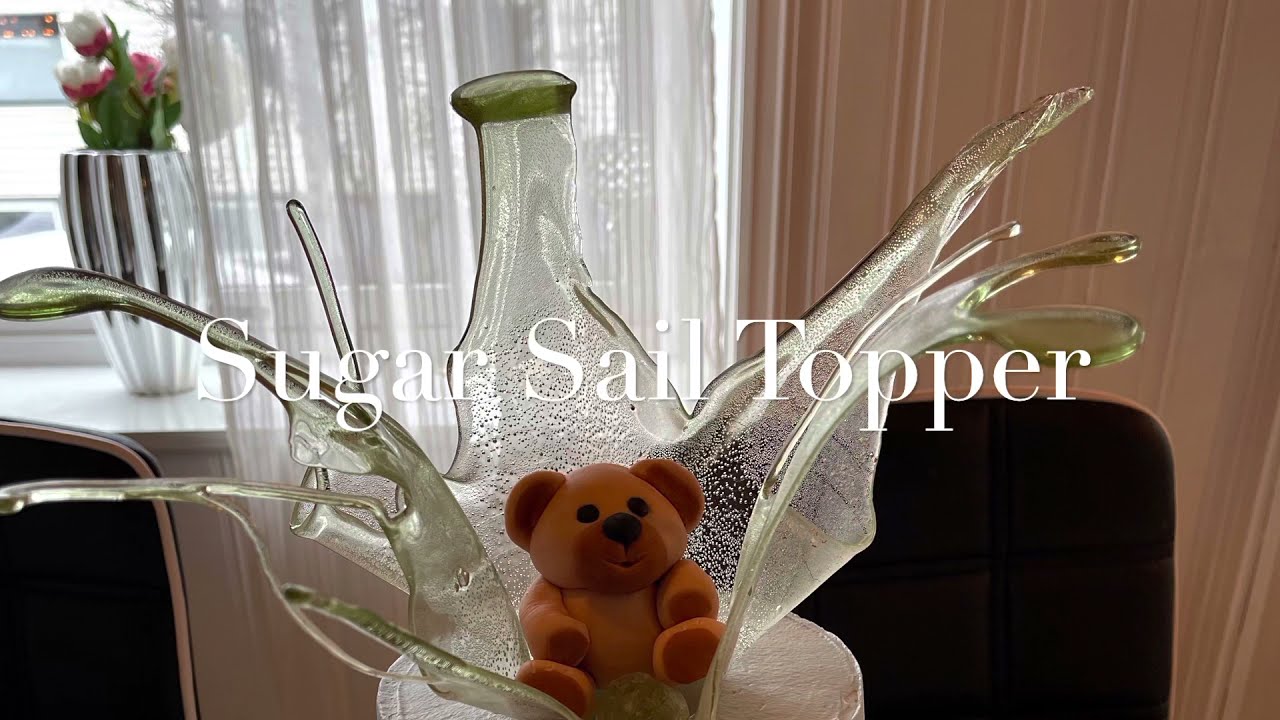 Sugar Sail Tutorial / Sugar Sail Topper Recipe / Sugar Sail Cake Topper / Cake Decorating Tutorial