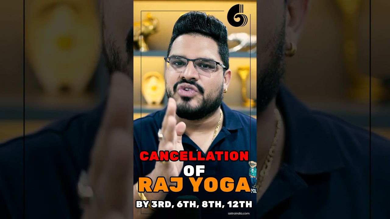 Cancellation of Raj Yoga: 3rd, 6th, 8th, and 12th Lords in Kundli
