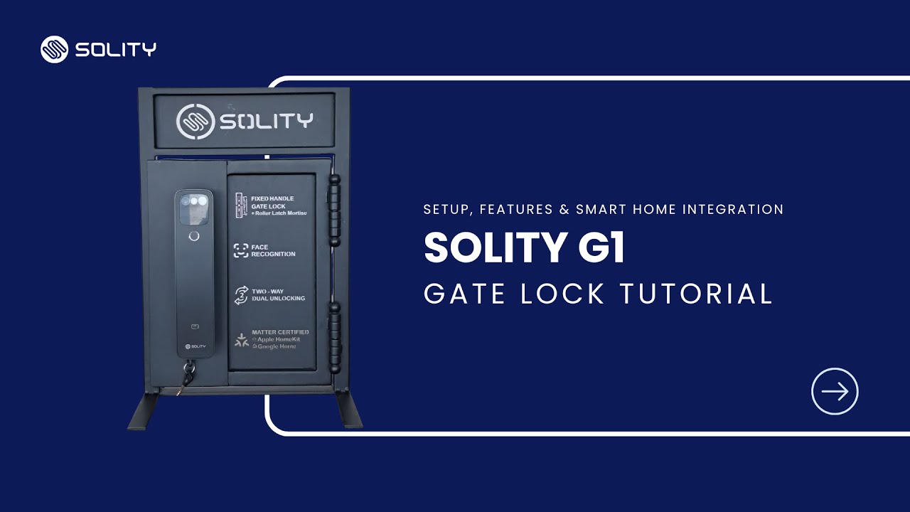 Complete Set Up Guide: Solity G1 DIgital Gate Lock