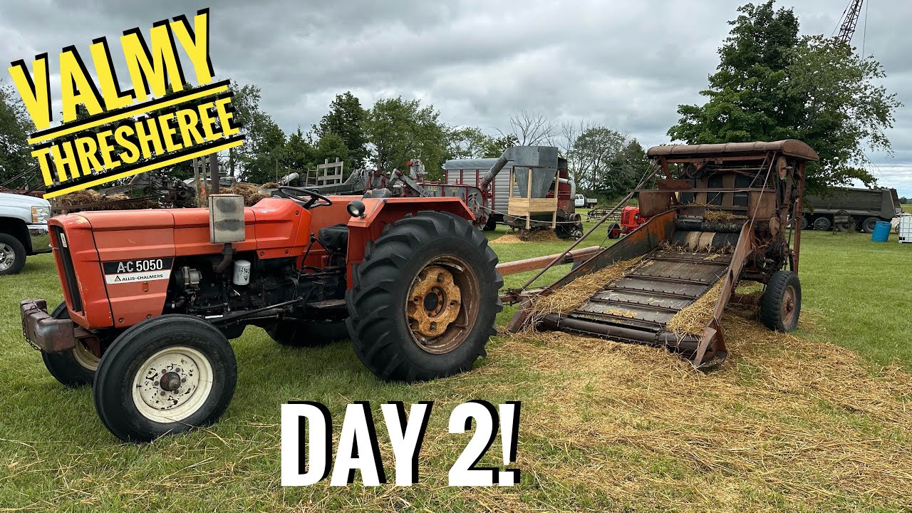 Valmy Thresheree 2025: Day 2! Demos: Allis-Chalmers Roto-Baler, Inside A Rock Crusher, & Much More!