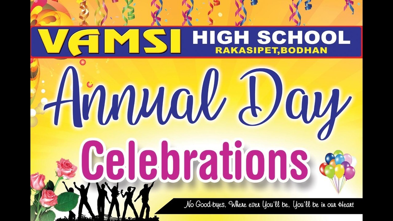 Vamsi High School 34th Annual Day Fest -2026