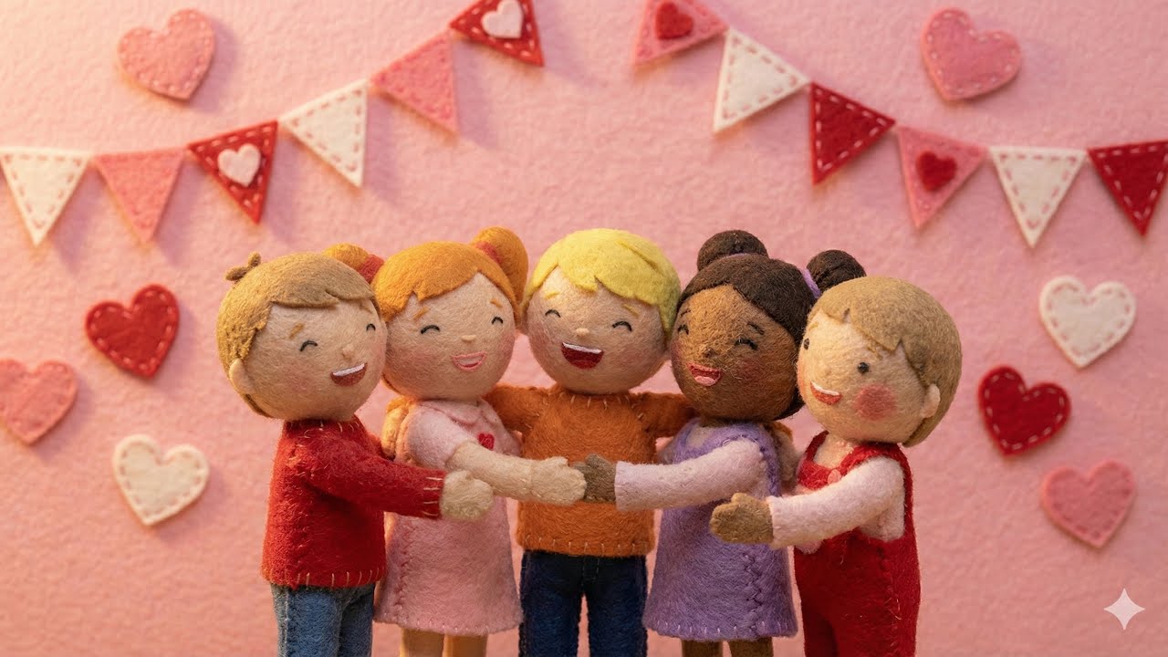 Amigos del corazón ❤️ | Canción infantil sobre la amistad | San Valentín para niños | Chucuchú Kids