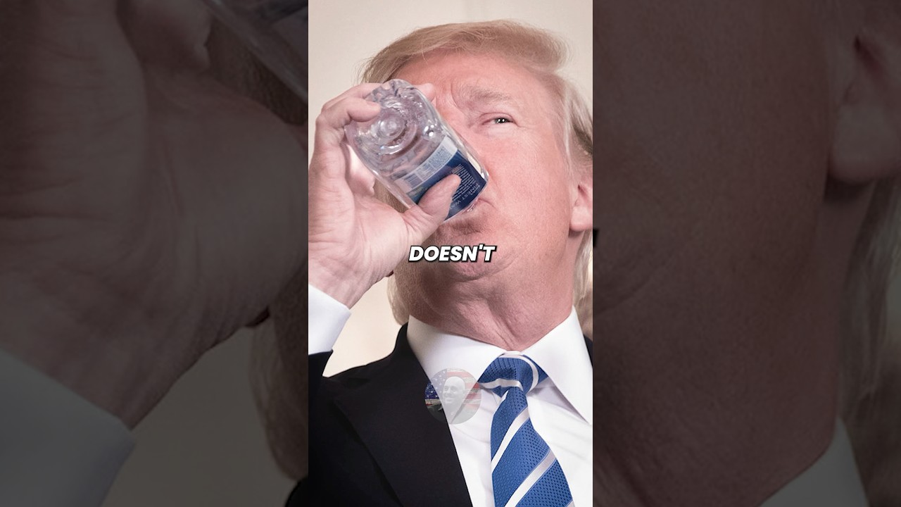 Donald Trump NEVER Drinks Water 😳💧