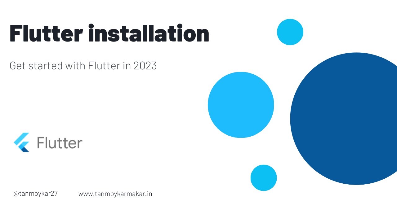 #flutter installation guide for Mac OS #2023
