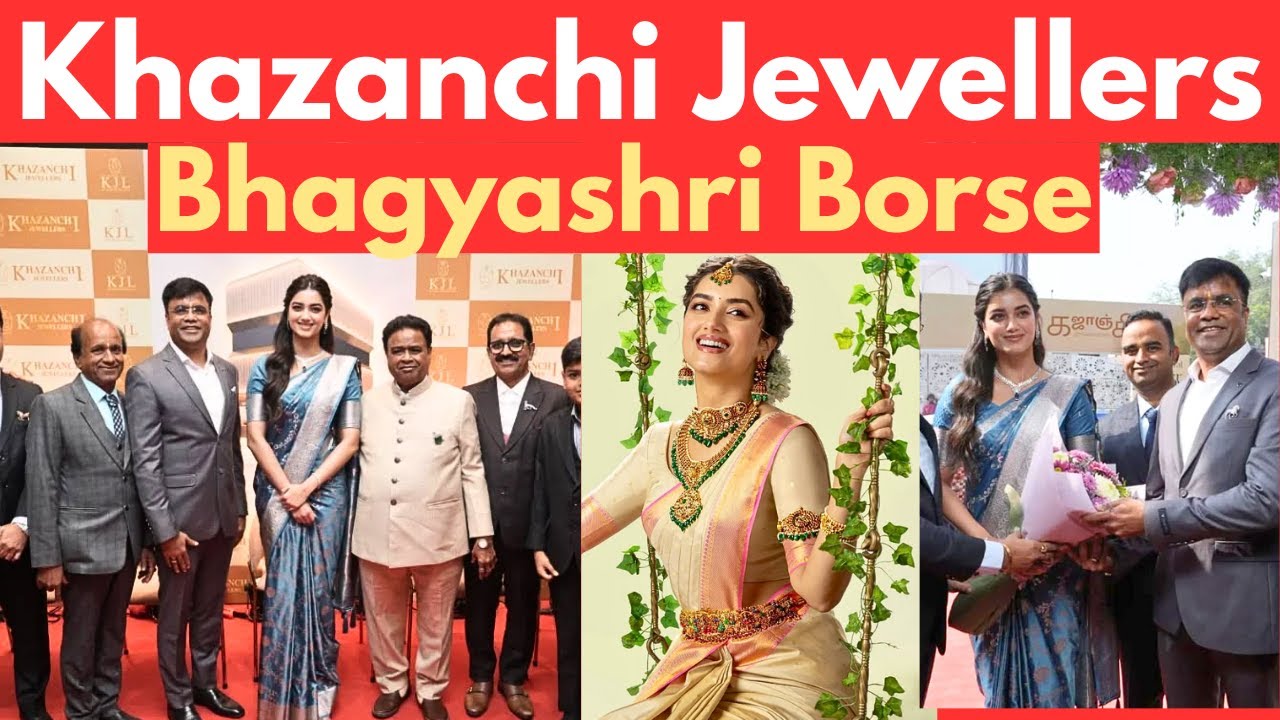 Bhagyashree Borse (Bhagyashri Borse) Grand Launch Khazanchi Jewellers New Flagship Store Chennai