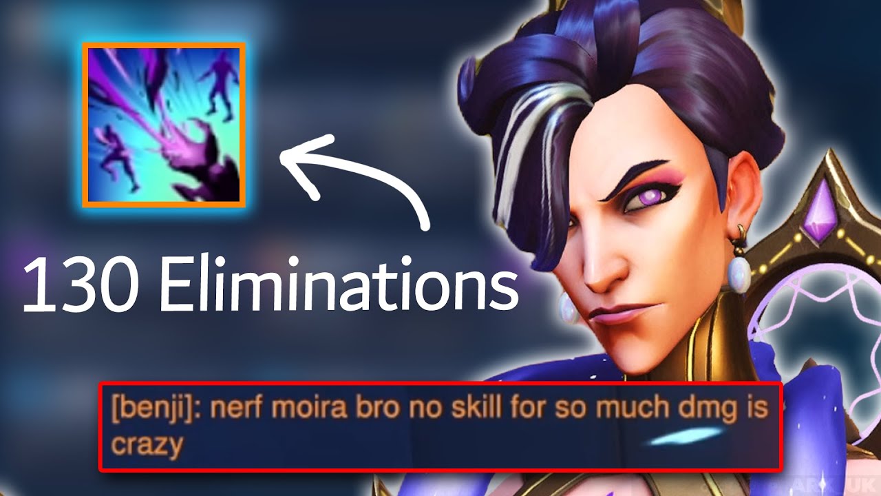 MAXIMUM Damage Moira with Chain Grasp in Overwatch 2 Stadium