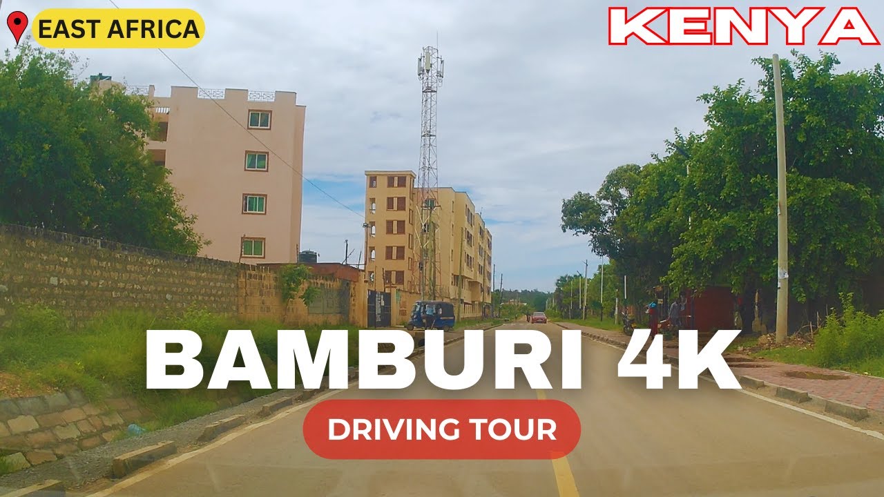 🚗 Scenic Drive Through Bamburi: Mombasa's Hidden Gems, Culture, and Coastal Charm in 4k