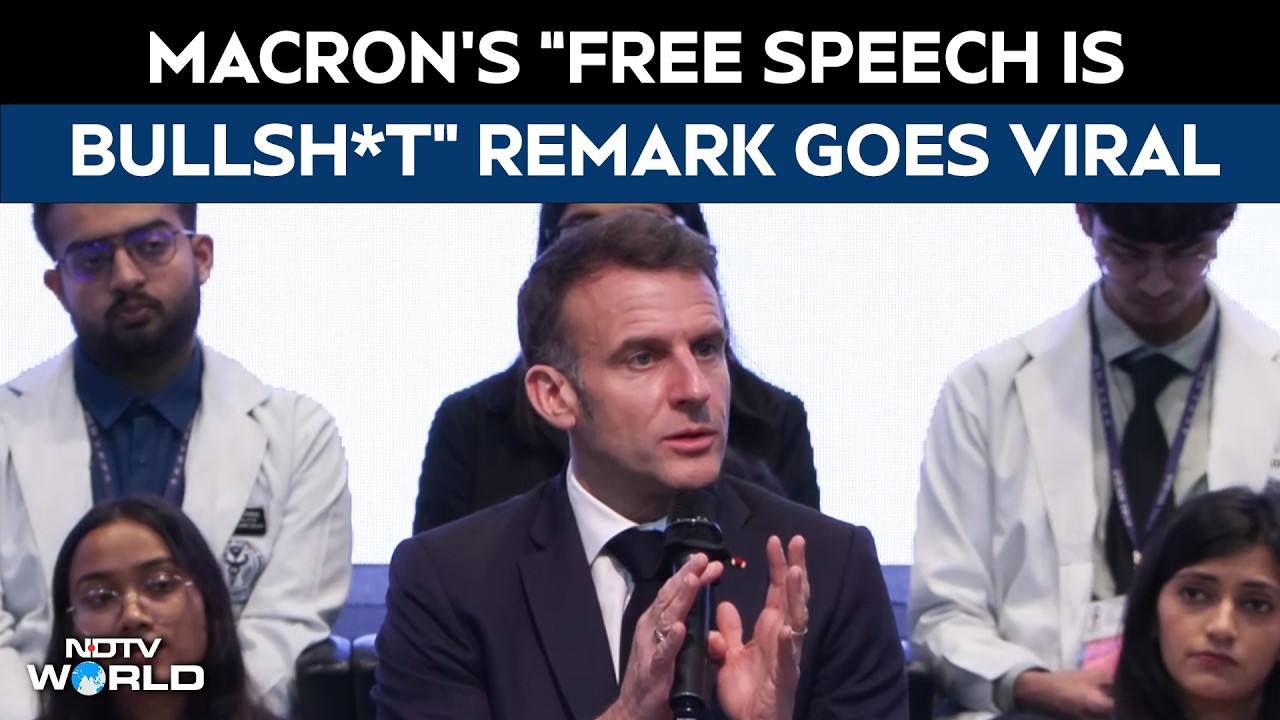 Emmanuel Macron’s “Free Speech Is Bullsh*t” Remark Goes Viral During Indo-French Meet