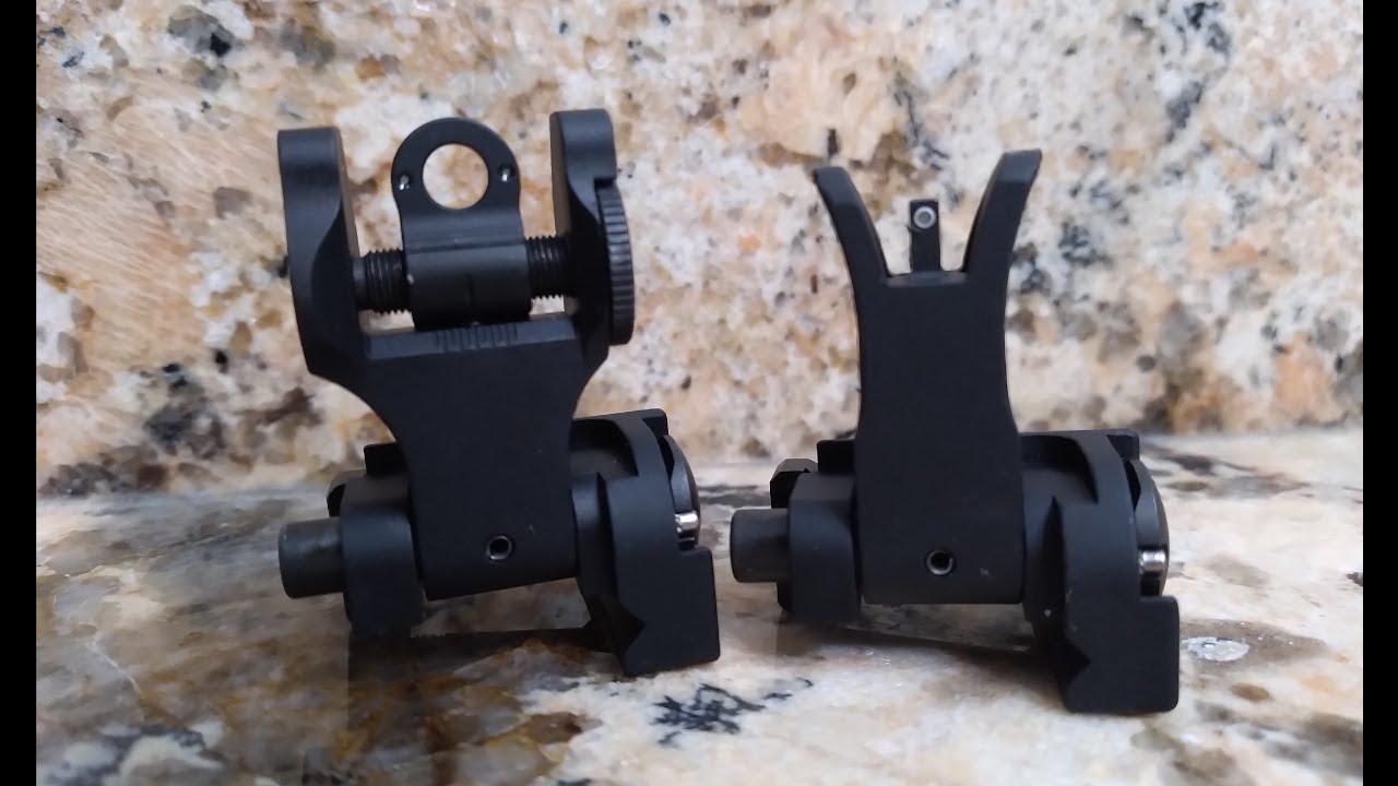 Troy Industries Folding M4 Metal Sights ( tritium).