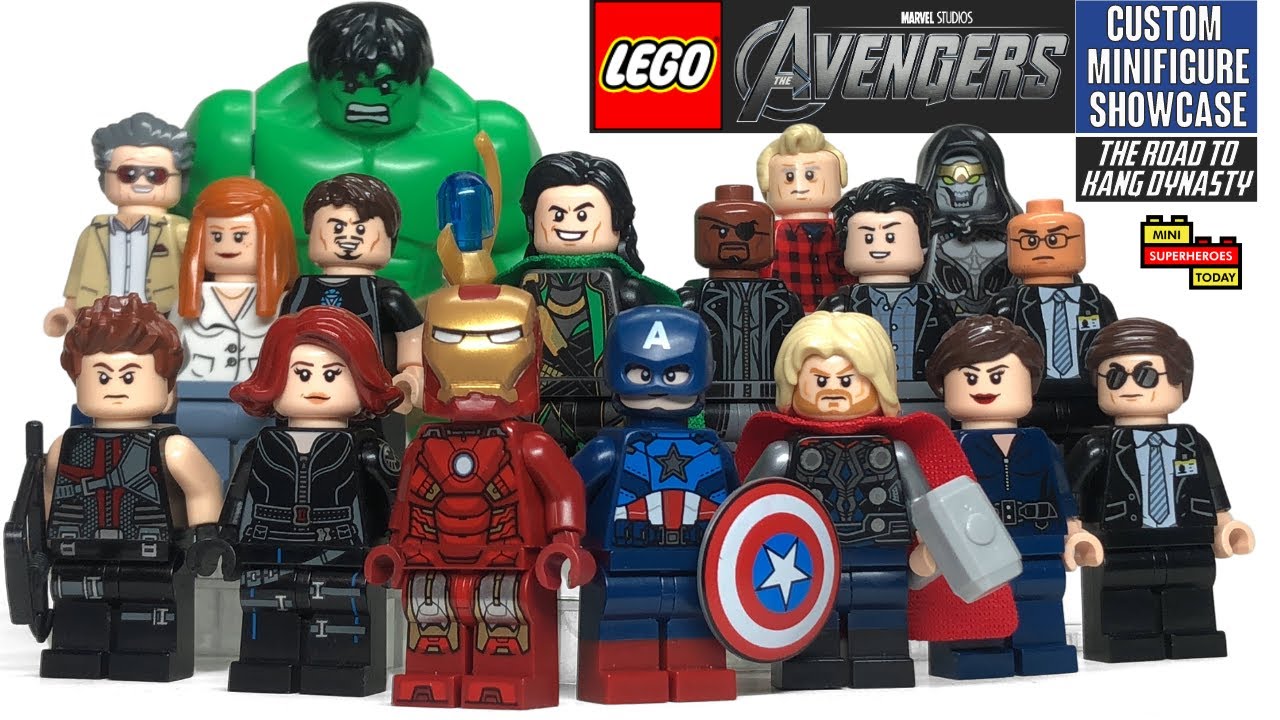 LEGO THE AVENGERS (2012) Индивидуальная выставка минифигурок (обновление «Дорога к МСТИТЕЛЯМ: СУД...