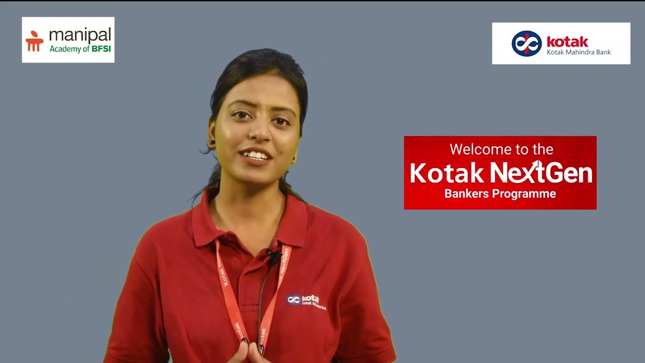 Pragya Srivastava, learner of the Kotak NextGen Bankers Program, as she shares her MABFSI journey.