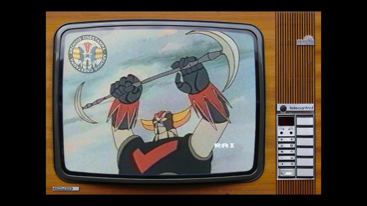 Atlas Ufo Robot Goldrake - Le Grandi Battaglie in versione TV Vintage RAI