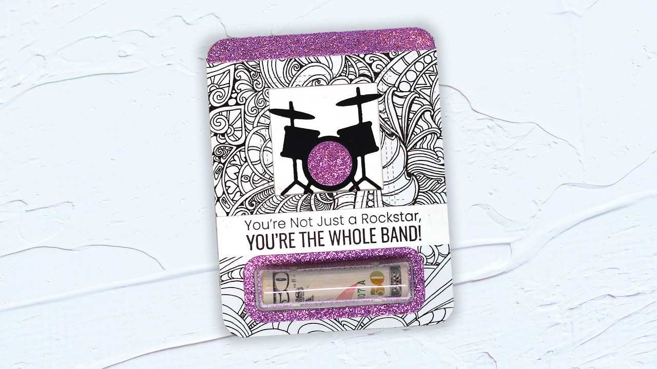 Creating a Thank You Themed Money Card