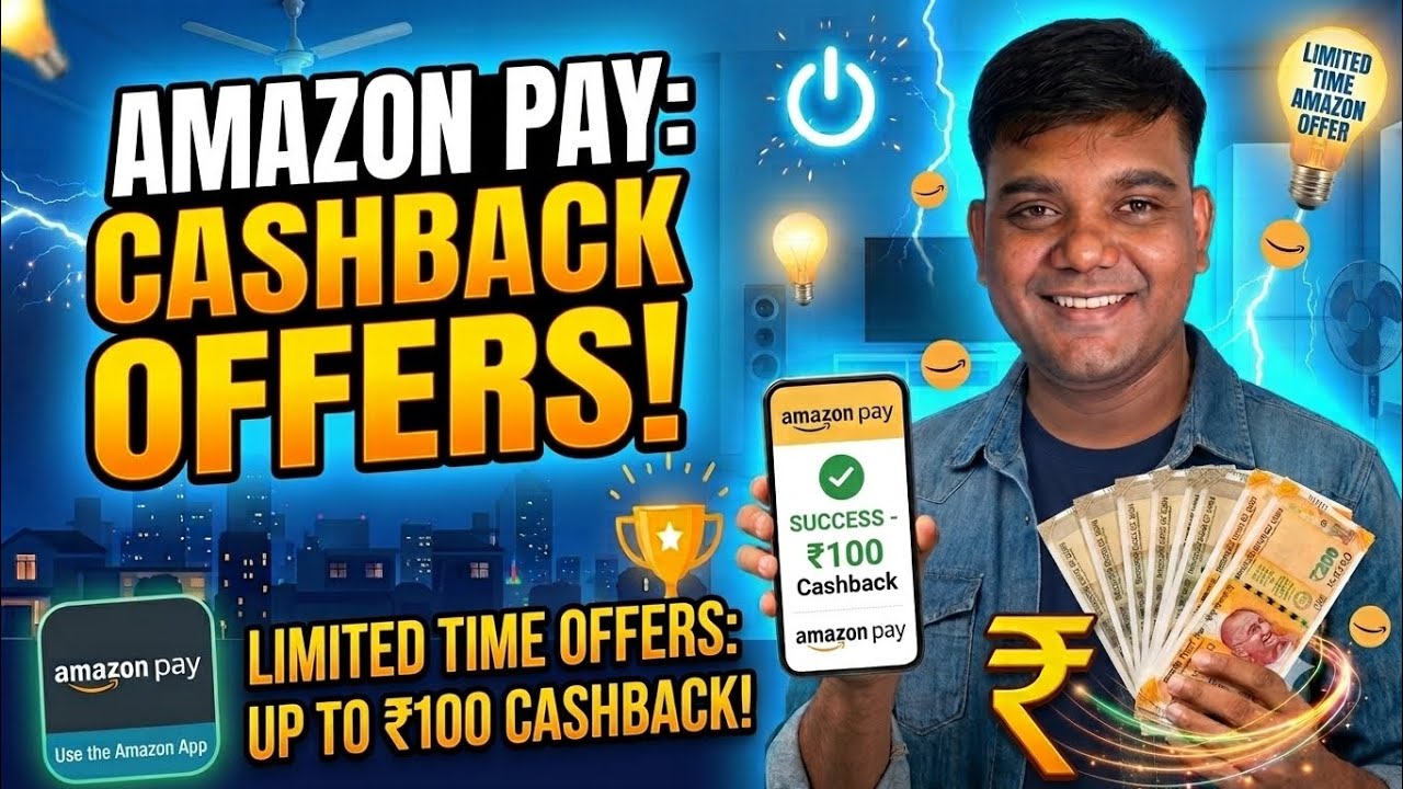 Earn Upto Rs.100 Cashback From Amazon Pay UPI | Amazon Pay Cashback Offers Limited Time Offers 