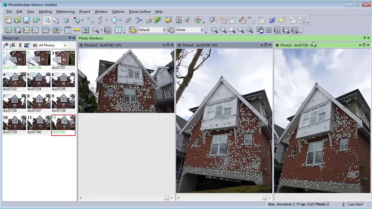 PhotoModeler SmartMatch and Manual Marking Tutorial