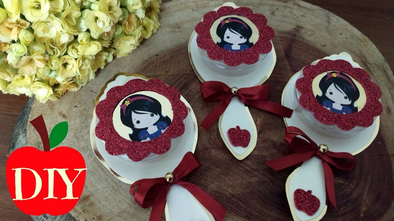 DIY - ESPELHO BRANCA DE NEVE - PREPARATIVOS #JULIAFAZ5