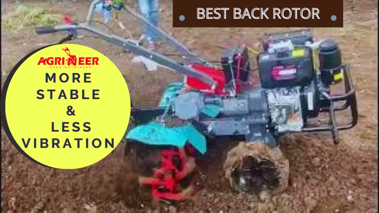 Agrineer's Back Rotor | Multifunction Weeder | More Stable & Less Vibration