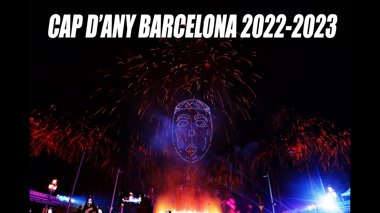 🎇 NIT DE CAP D'ANY 2022-2023 a MARIA CRISTINA (MONTJUIC) BARCELONA