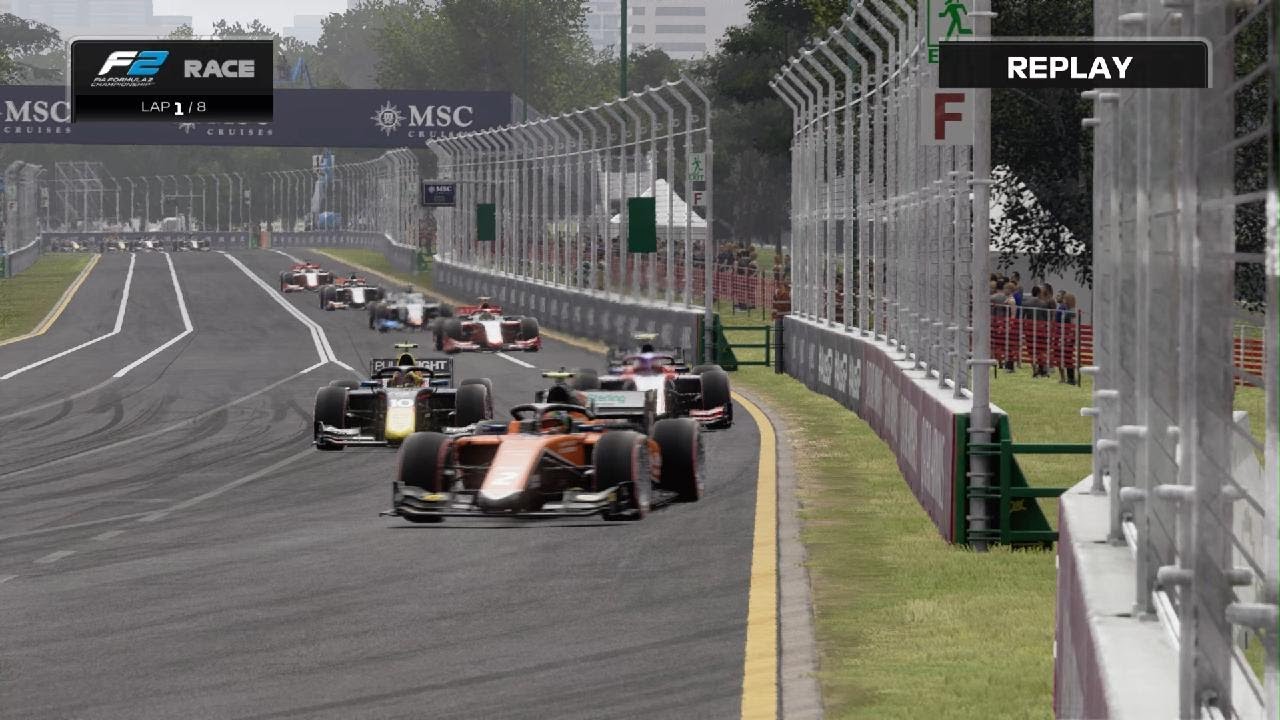 Formula 2 race Australia