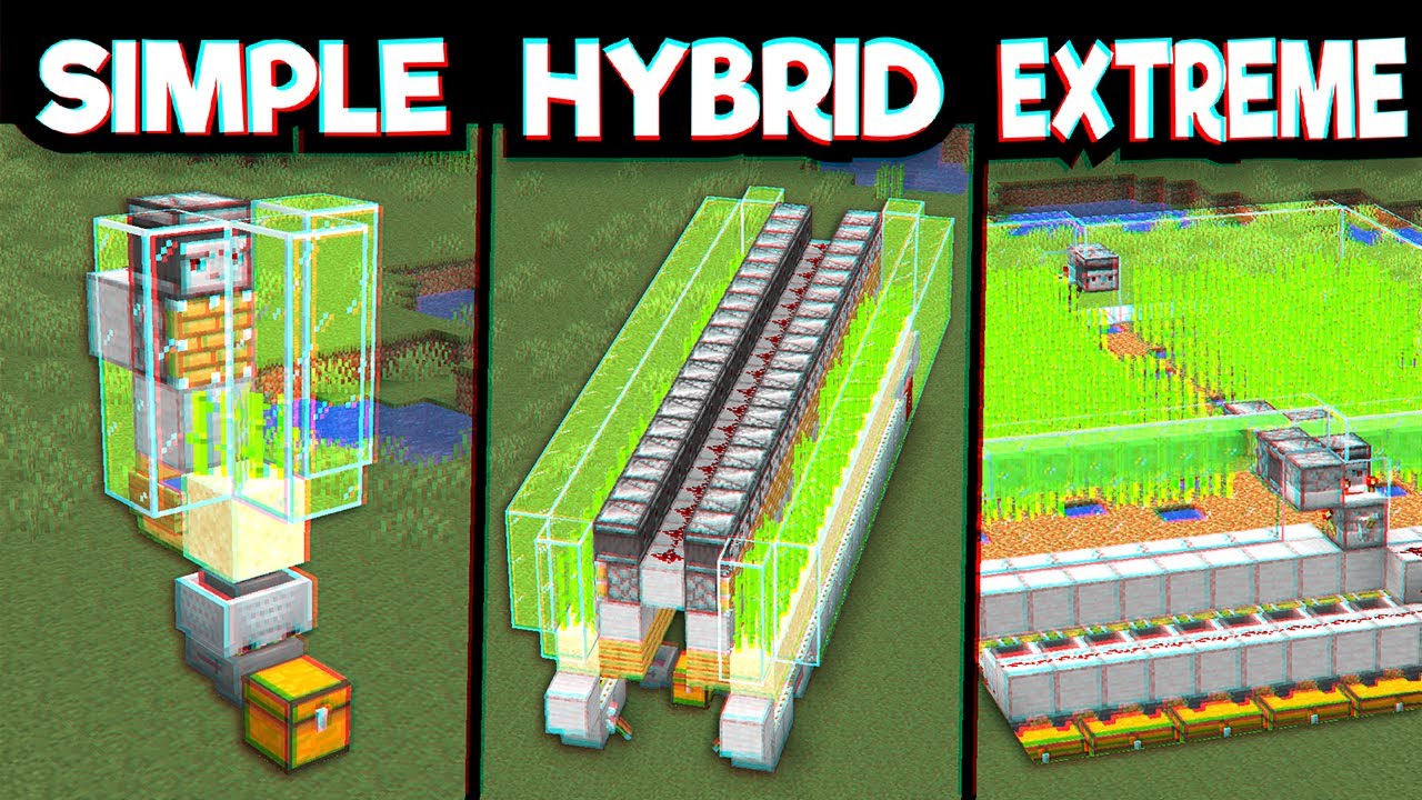3 лучших фермы сахарного тростника в Minecraft