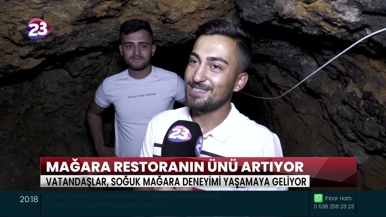 KEBAN İLÇESİNDEKİ MAĞARA RESTORANIN ÜNÜ, GÜNDEN GÜNE YAYILIYOR