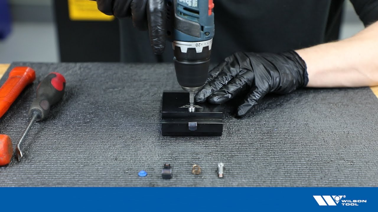 Push Button Replacement in an American Style Press Brake Punch