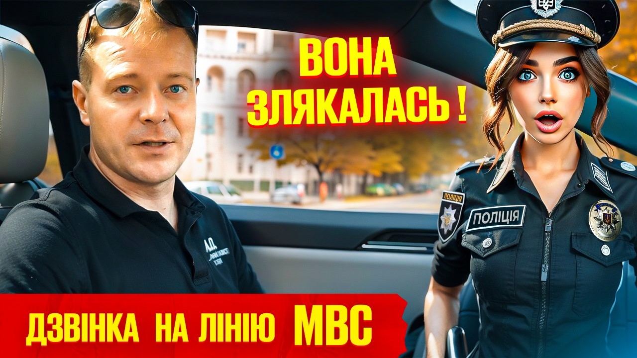 😆 Поліцейська злякалась телефонного дзвінка водія на гарячу лінію МВС.