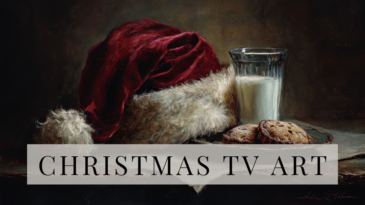 Christmas TV Art,  Vintage Oil Paintings Christmas Screensaver for the Holiday Season