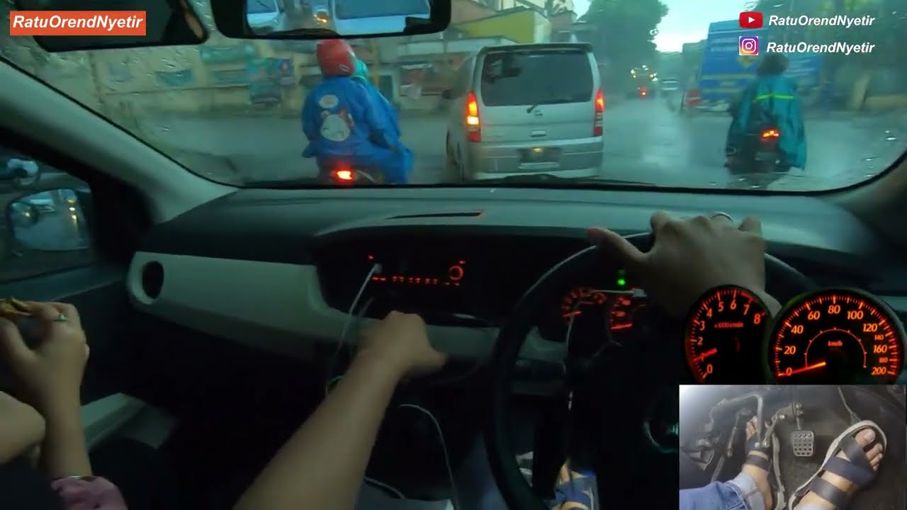 #325 - HUJAN LEBAT!  - SIGRA M 1.0 M/T - POV DRIVING INDONESIA