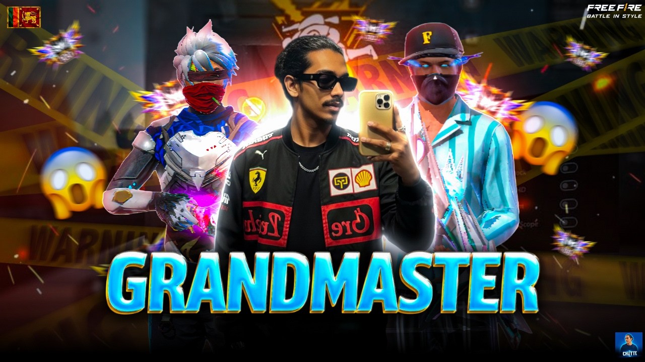 Grandmaster 😓 FREE FIRE LIVE CHUTTE