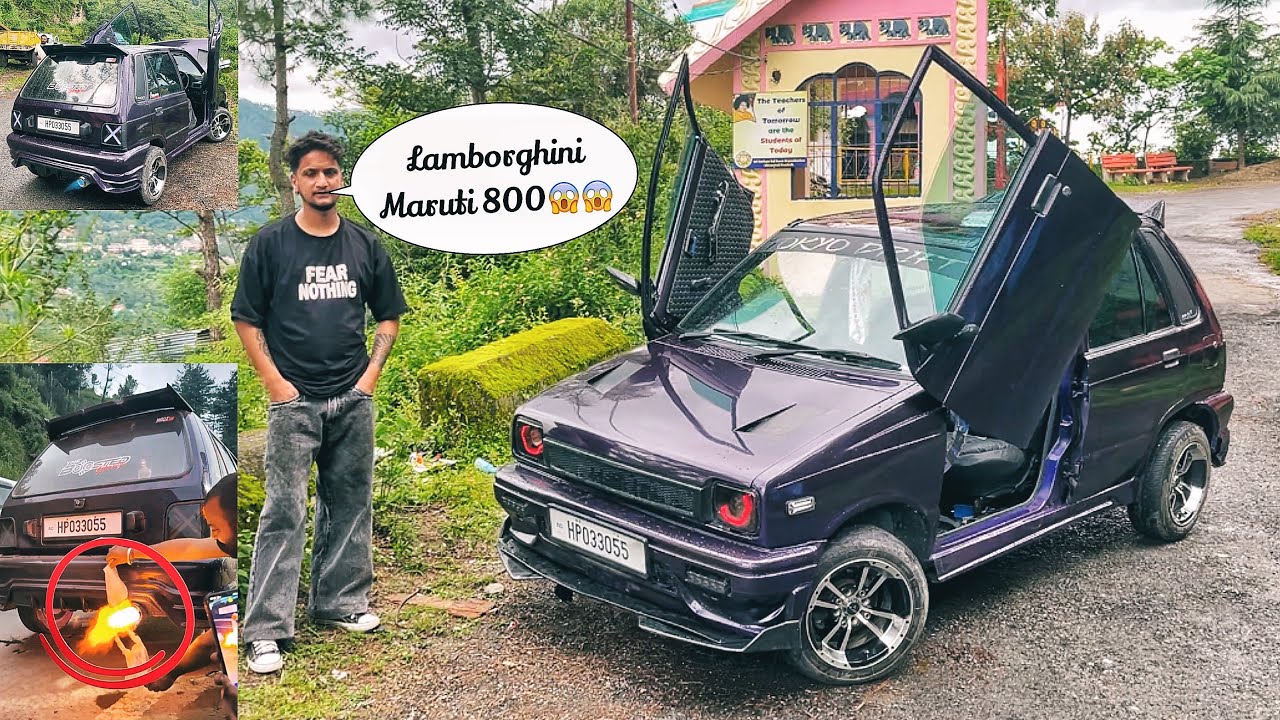 INDIA की FIRST 1990 MARUTI 800 With Flames exhaust😍🔥Lamborghini है ये😱😱 - 3.5 Lakhs 