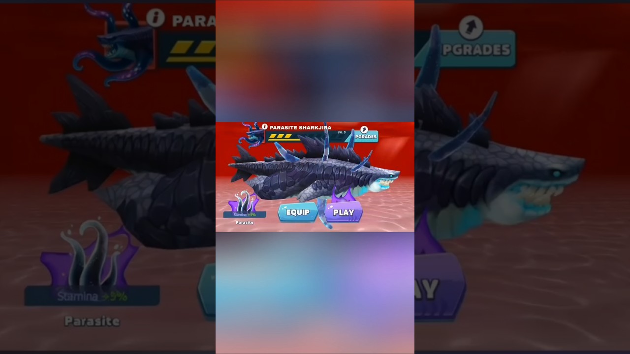 PARASITE SHARKJIRA #hungrysharkevolution#games #usashorts #usagaming #hungrysharkevolution#birdtrend