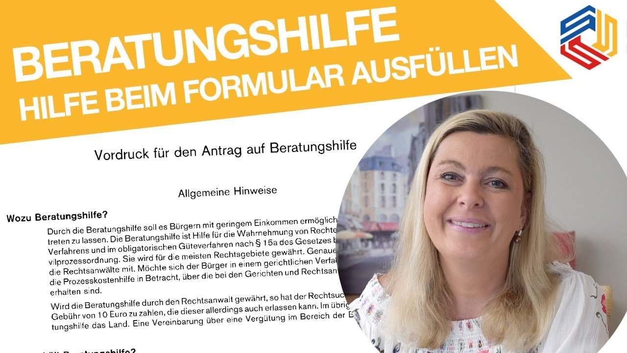 Beratungshilfe: Wie fülle ich das Formular aus - schrittweise? Anwalt Dr. Seiter Delmenhorst erklärt