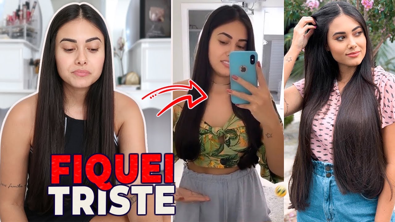 FUI CORTAR AS PONTAS E CORTARAM MUITO O MEU CABELO 😭