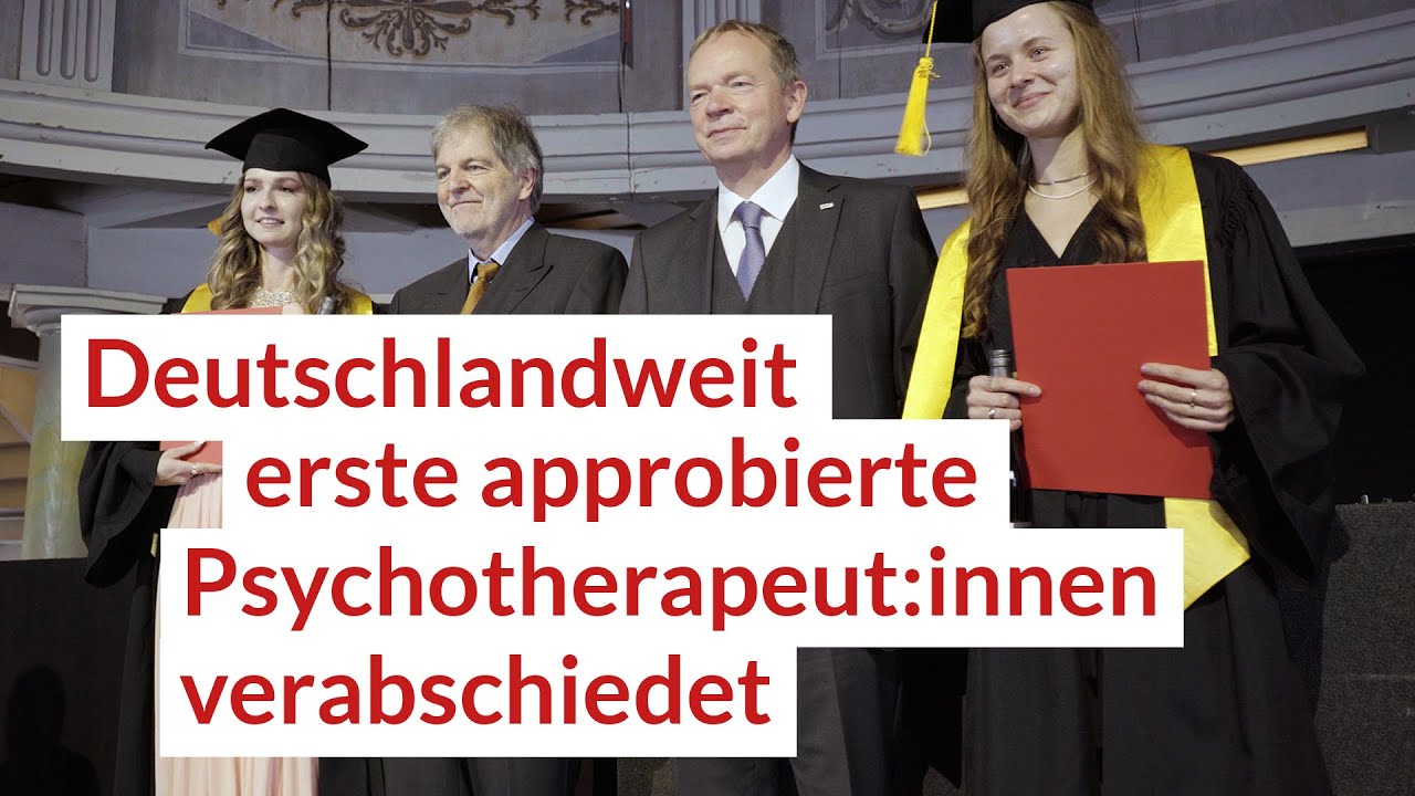 MHB - Deutschlandweit erste approbierte Psychotherapeut:innen verabschiedet