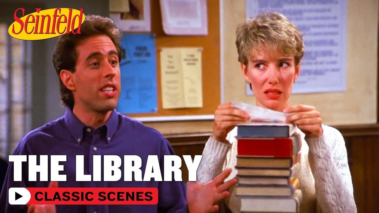 Jerry Has An Overdue Library Book | The Library | Seinfeld