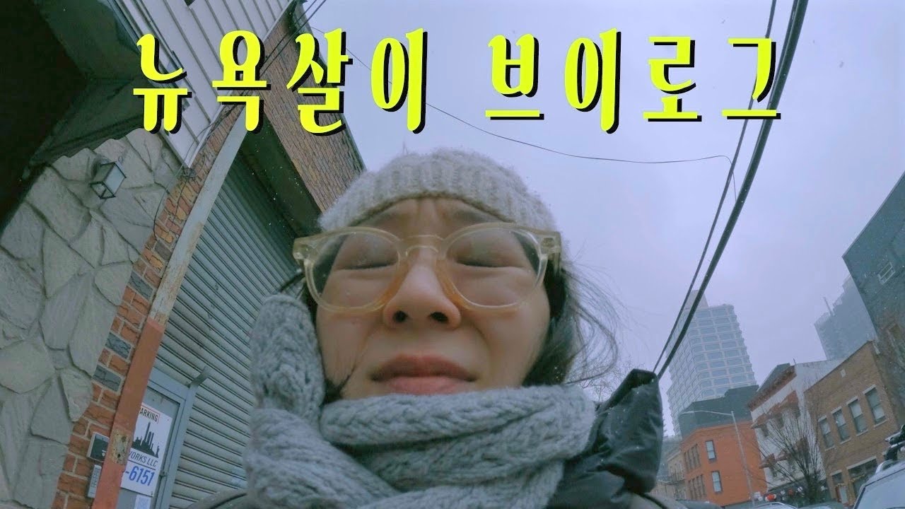 뉴욕에서 수험생 수발드는 브이로그/new york vlog