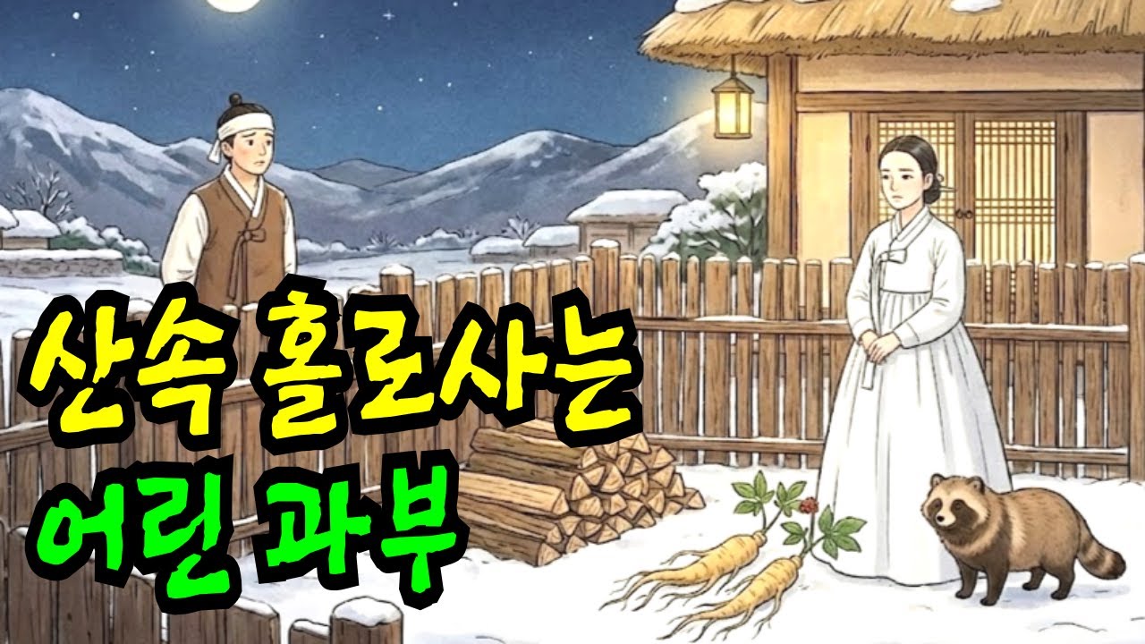 산속에 홀로사는 어린 과부… 매일 밤 산삼과 고기를 두고 간 사내의 소름 돋는 정체   야담 ㅣ설화 ㅣ민담 ㅣ전설ㅣ옛날이야기 ㅣ설화 ㅣ괴담 ㅣ야사 ㅣ오디오북