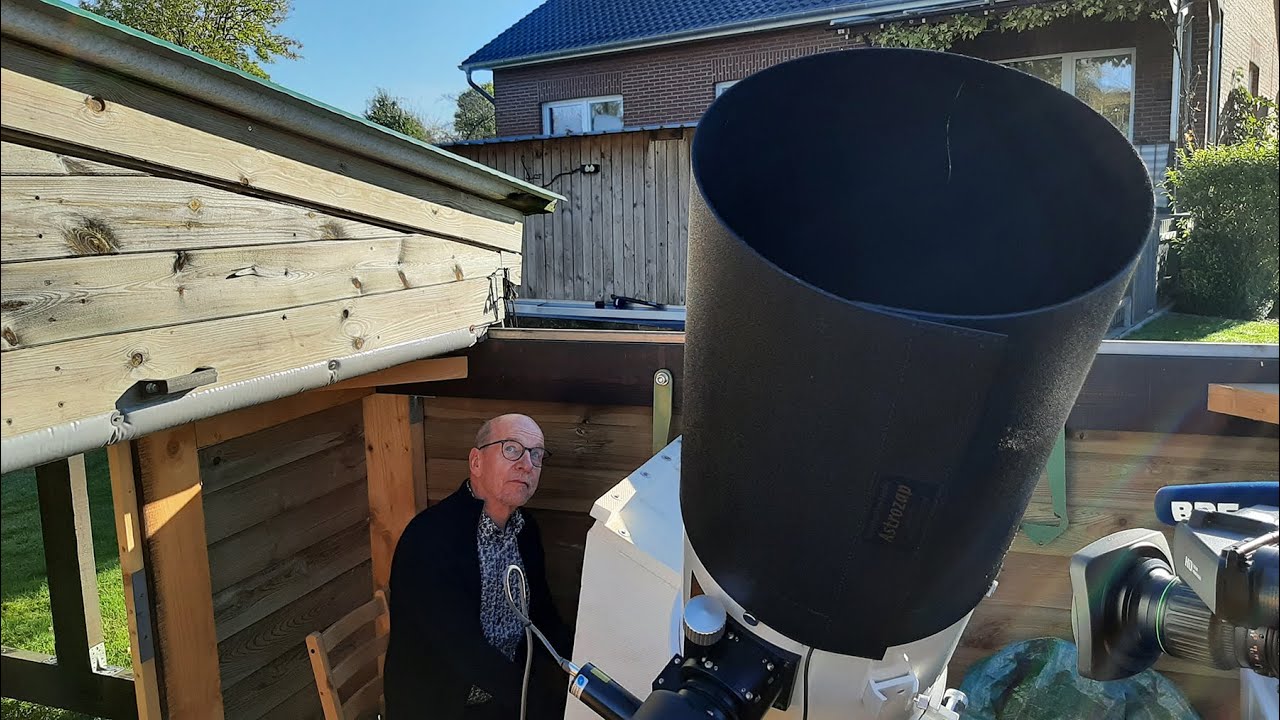 Das große Auge: Die Sternwarte im Gartenhäuschen