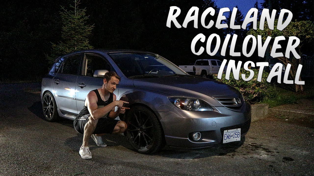 Установка подвески Coilover на MAZDA 3! | Raceland Classic