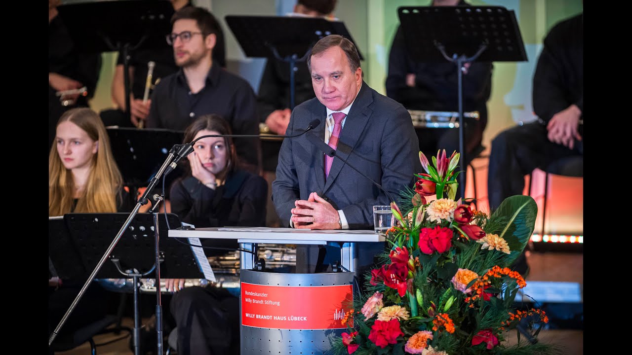 Willy-Brandt-Rede Lübeck 2024: Stefan Löfven, Präsident der SPE