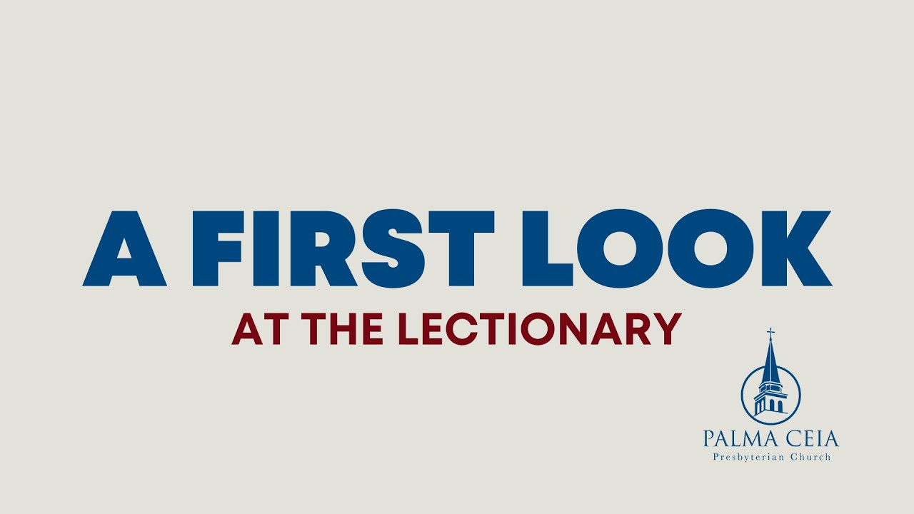 A First Look at the Lectionary: John 9:1-41 (Year A) - Recorded Mar. 9 for Sun., March 15, 2026