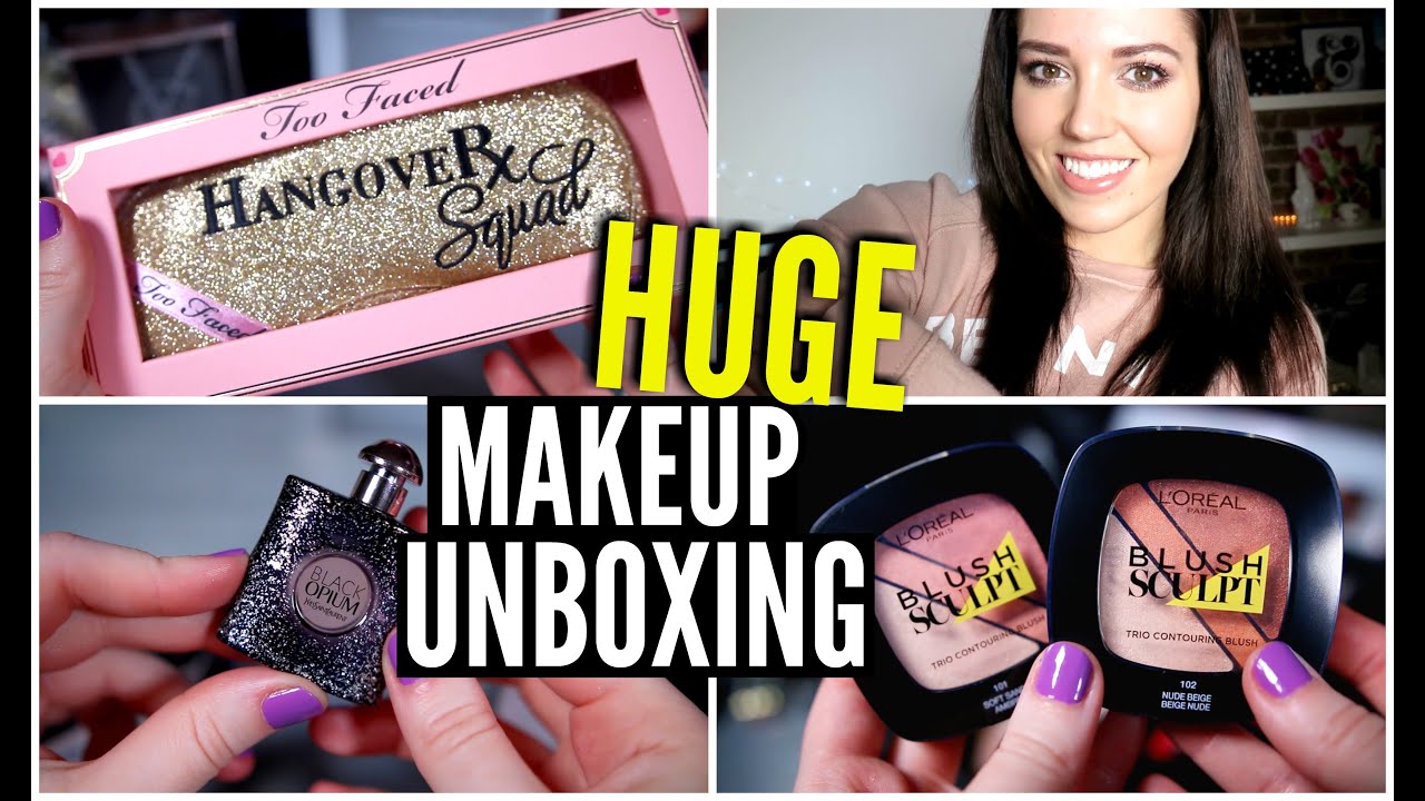 Massive Makeup Unboxing / P.O Box Haul!