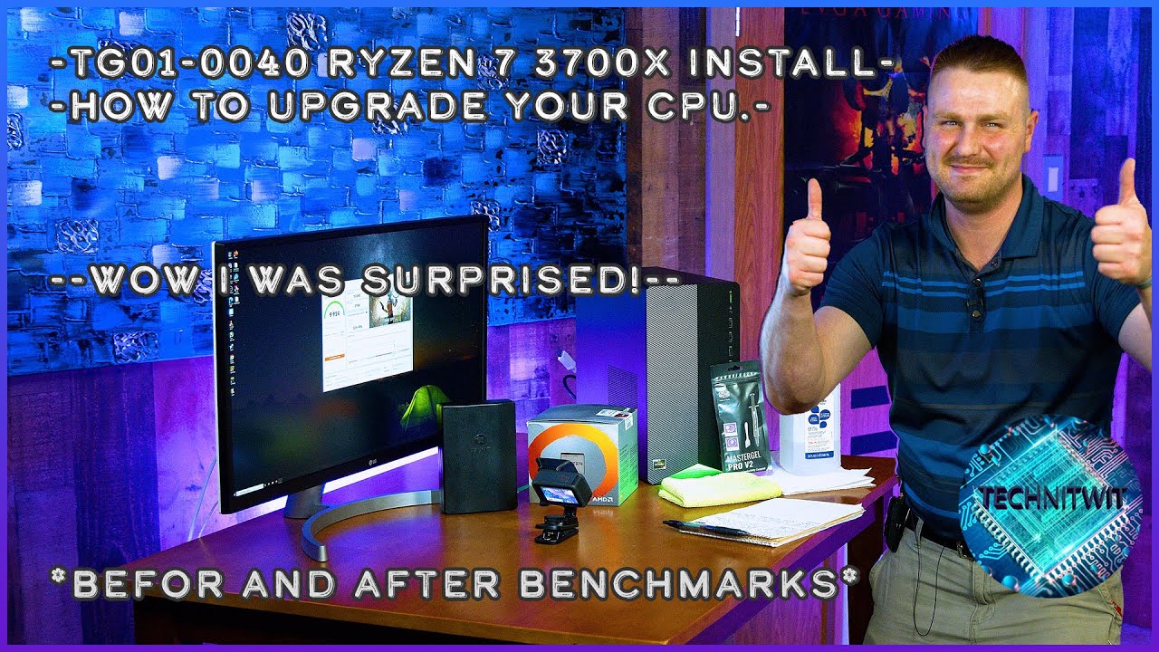 HP Pavilion TG01-0023w 0030 0040 Ryzen 7 3700X Как обновить процессор и стоит ли это того
