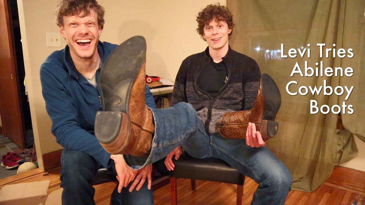 Levi Tries Abilene Cowboy Boots