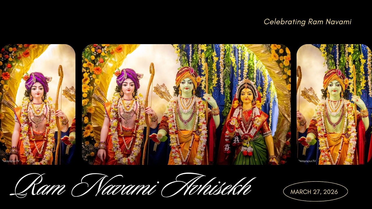 Ram Navami Abhishek Sri Dham Mayapur March 27, 2026