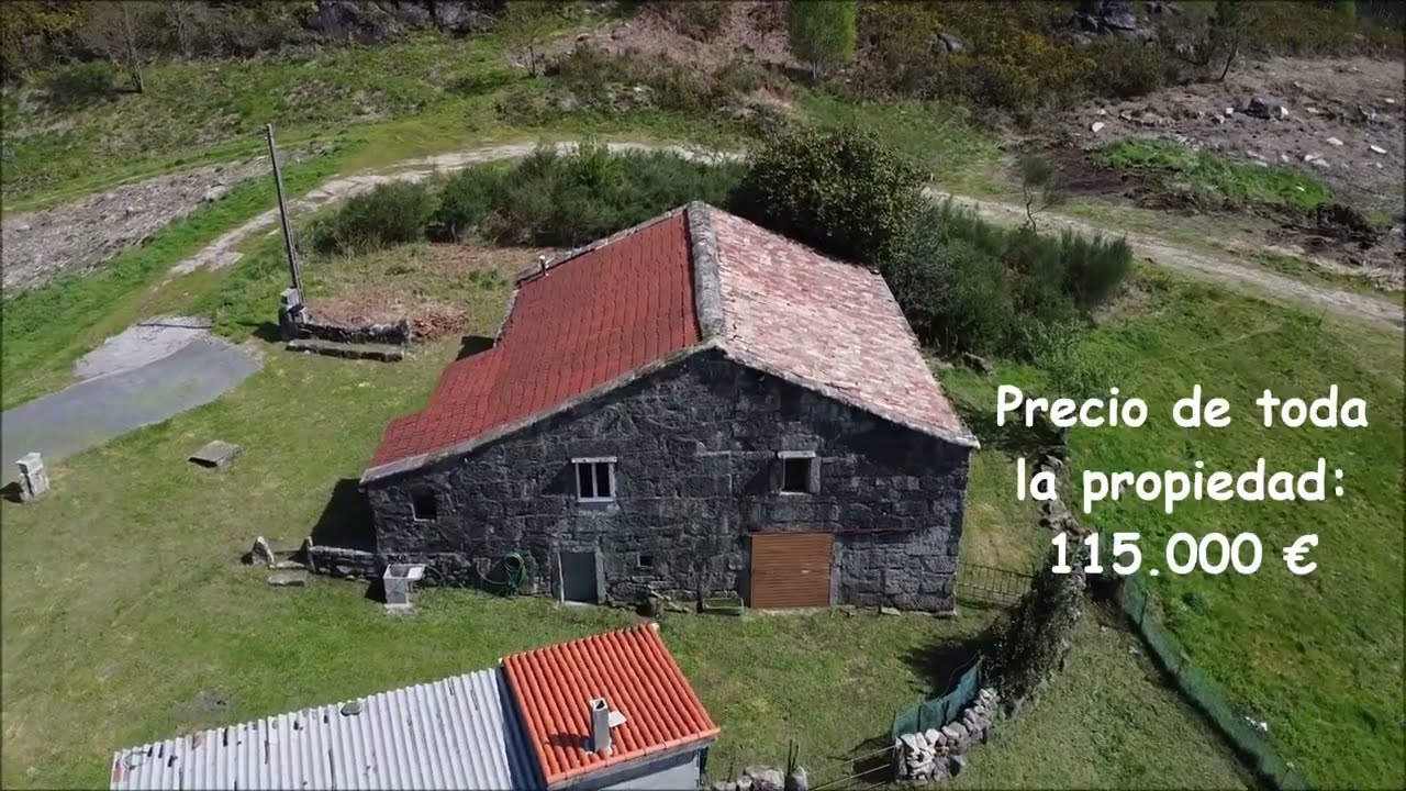 2 Casas Colindantes con Terreno de 1350 m2 a 20 minutos de Pontevedra en Carballedo (Cotobade)